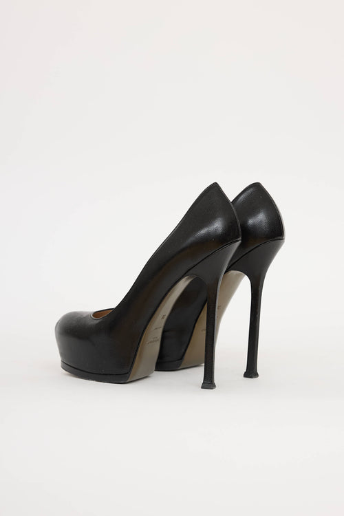 Saint Laurent Leather Tribtoo Platform Pump