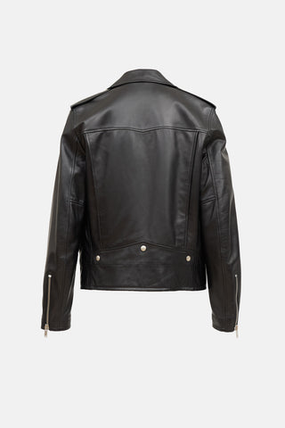 Saint Laurent Leather Motorcycle Jacket