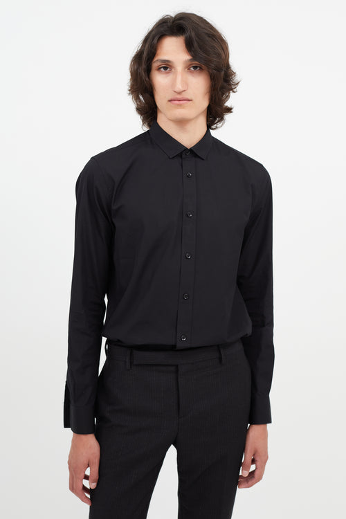 Saint Laurent Black Long Sleeve Shirt