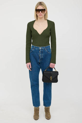 Saint Laurent Medium College Chain Bag