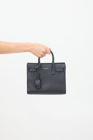 Saint Laurent Black Nano Sac De Jour Crossbody Bag