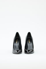 Saint Laurent Patent Opyum Logo Heel