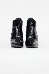 Saint Laurent Black Patent Leather Pointed Toe Pump