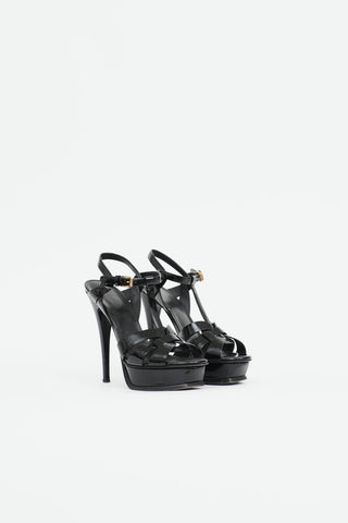 Saint Laurent Patent Tribute Sandal