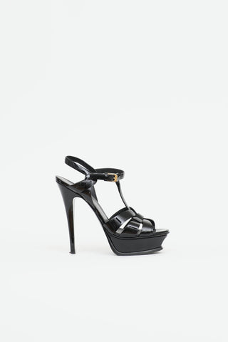 Saint Laurent Patent Tribute Sandal