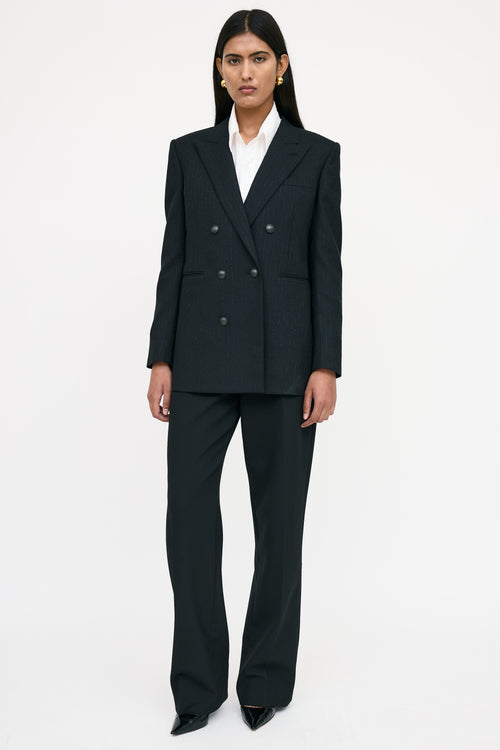 Saint Laurent Structured Double Breasted Blazer