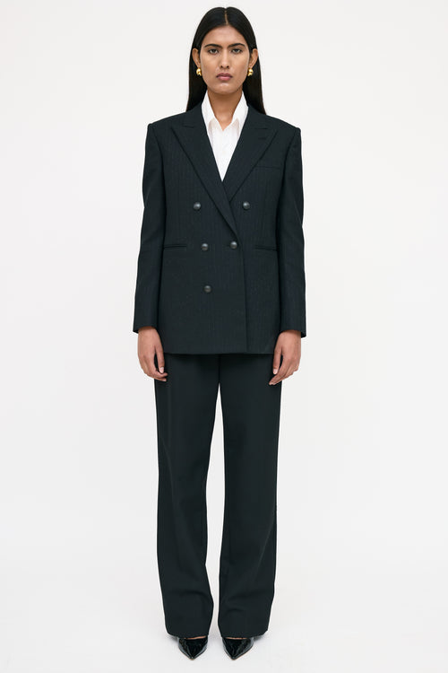 Saint Laurent Structured Double Breasted Blazer