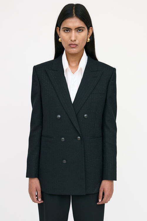 Saint Laurent Structured Double Breasted Blazer