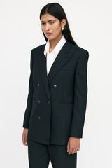 Saint Laurent Structured Double Breasted Blazer