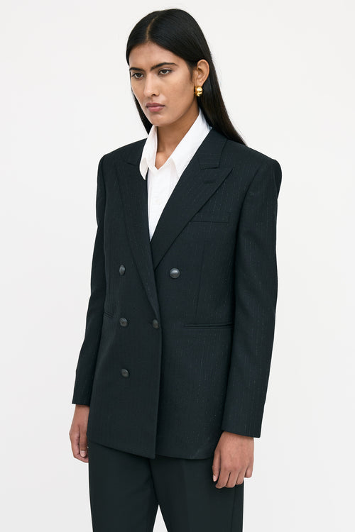 Saint Laurent Structured Double Breasted Blazer