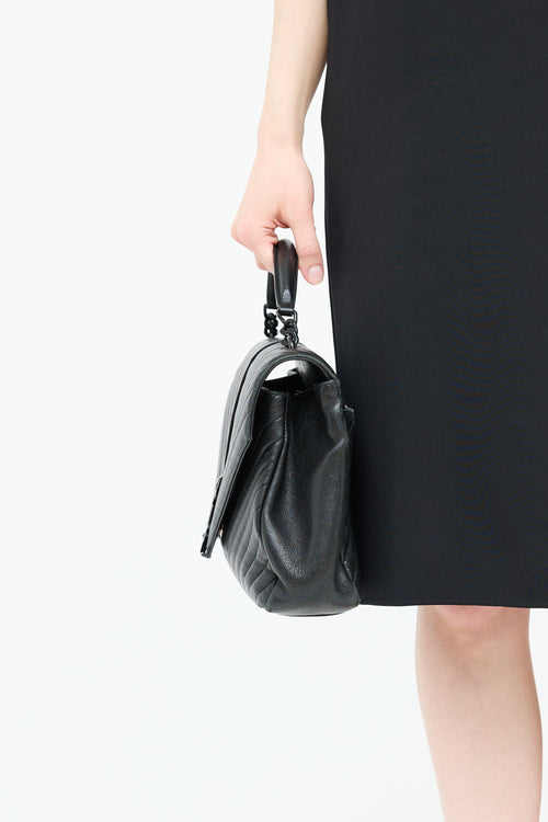 Saint Laurent Large Quilted College Bag