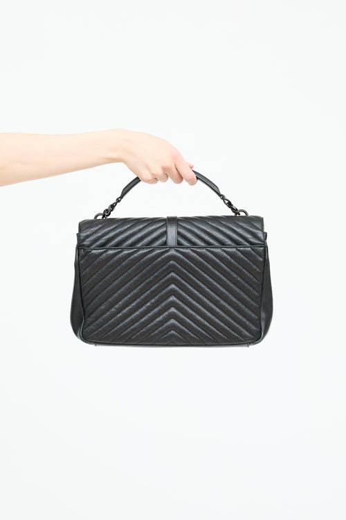 Saint Laurent Large Quilted College Bag