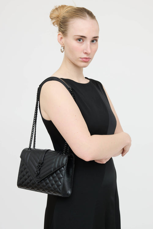 Saint Laurent 2019 Quilted Envelope Bag