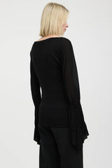 Saint Laurent Ruffled Bateau Top