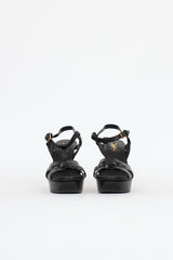 Saint Laurent Leather Tribute Sandal