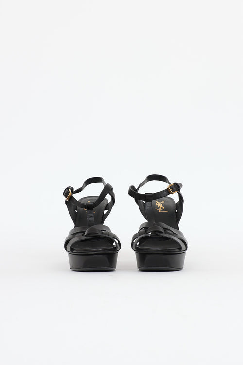 Saint Laurent Leather Tribute Sandal