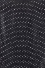 Saint Laurent Black & White Polka Dot Square Scarf