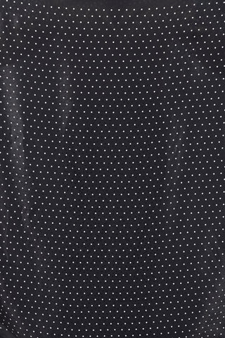 Saint Laurent Black & White Polka Dot Square Scarf