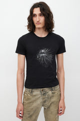 Saint Laurent Black & White Logo T-Shirt