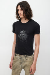 Saint Laurent Black & White Logo T-Shirt