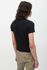Saint Laurent Black & White Logo T-Shirt