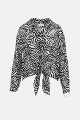 Saint Laurent 2019 Printed Button Up Top