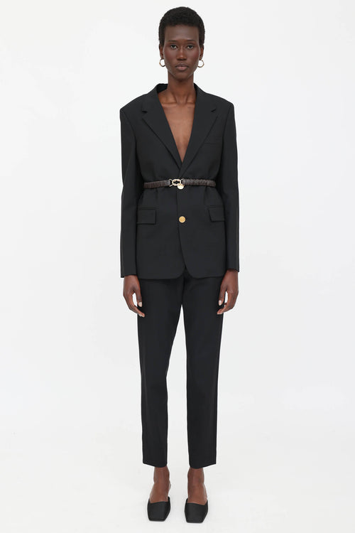 Saint Laurent Wool Slim Pant
