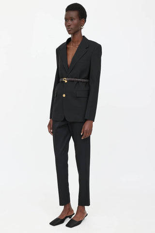 Saint Laurent Wool Slim Pant