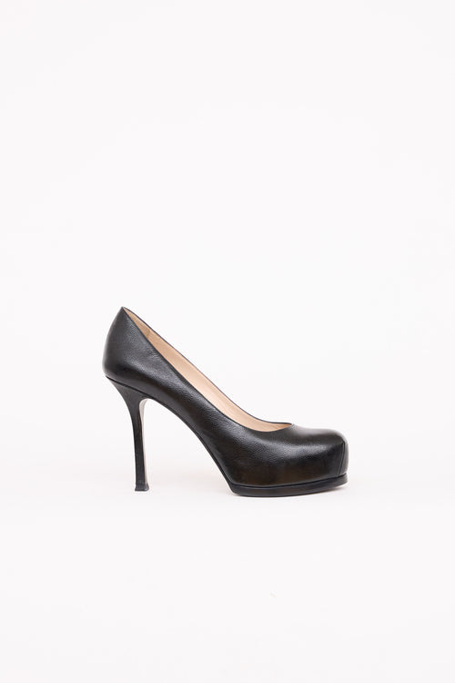 Saint LaurentLeather Tribtoo Pump
