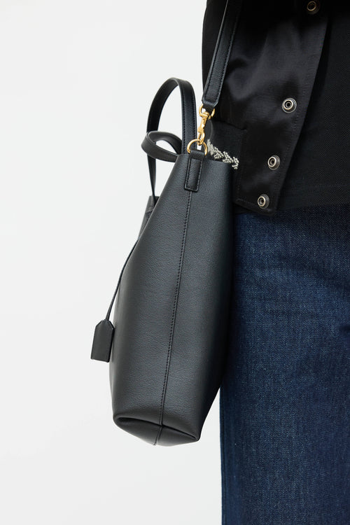 Saint Laurent Leather Shopping Tote