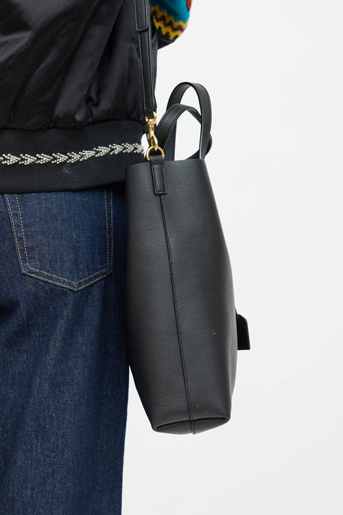 Saint Laurent Leather Shopping Tote