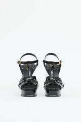 Saint Laurent Patent Tribute Sandal