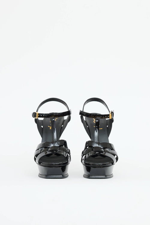 Saint Laurent Patent Tribute Sandal
