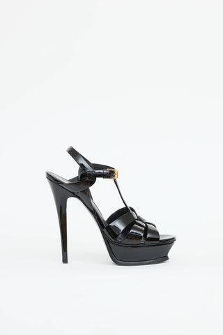Saint Laurent Patent Tribute Sandal