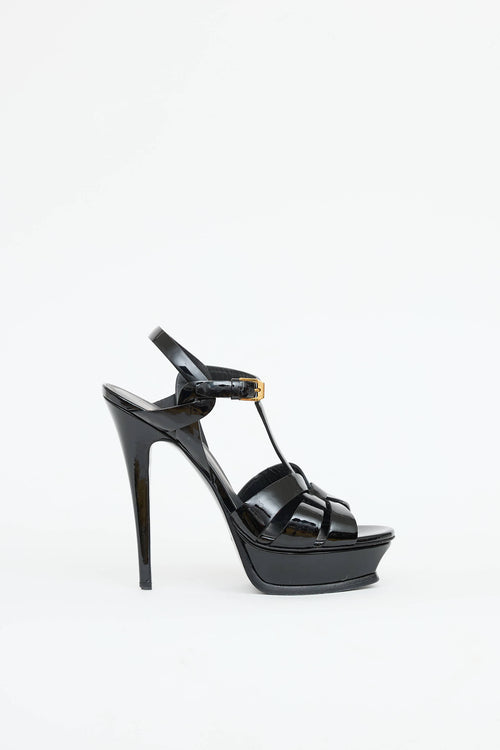 Saint Laurent Patent Tribute Sandal
