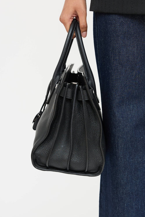 Saint Laurent Sac De Jour Leather Bag