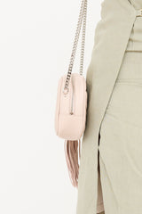 Saint Laurent Chevron Mini Lou  Bag