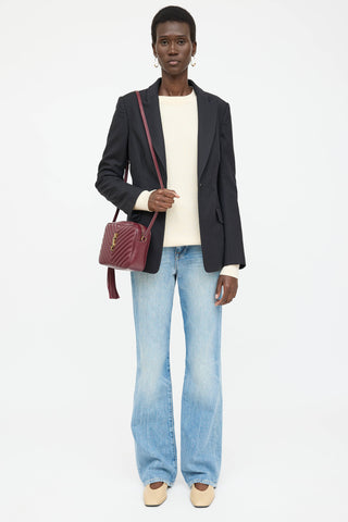 Saint Laurent Leather Lou Camera Bag