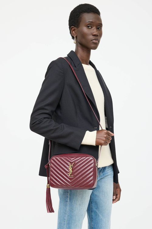 Saint Laurent Leather Lou Camera Bag