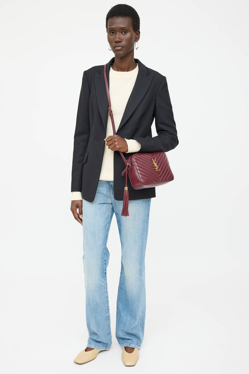 Saint Laurent Leather Lou Camera Bag