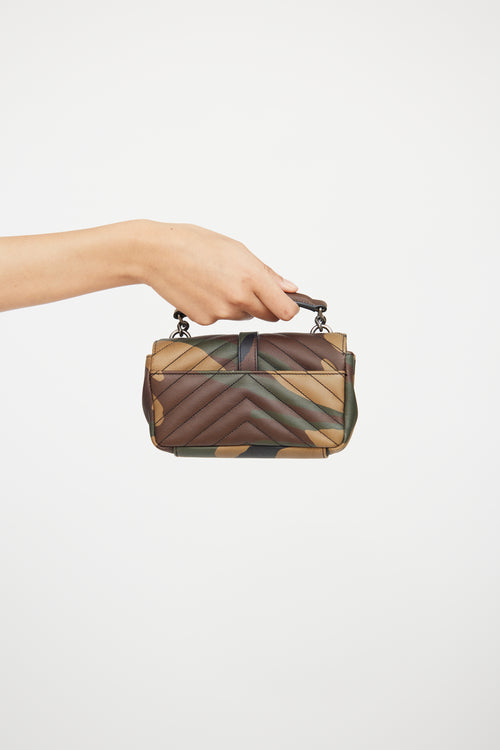 Saint Laurent Camo Mini College Bag