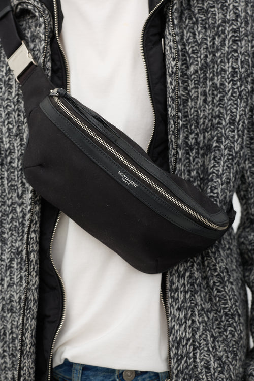 Saint Laurent Canvas Belt Bag