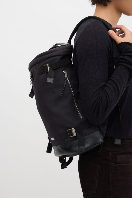 Saint Laurent Canvas Rivington Race Backpack