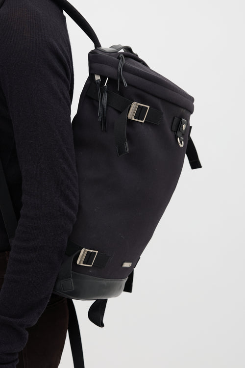 Saint Laurent Canvas Rivington Race Backpack