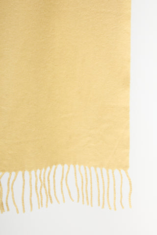 Saint Laurent Cashmere Fringe Scarf