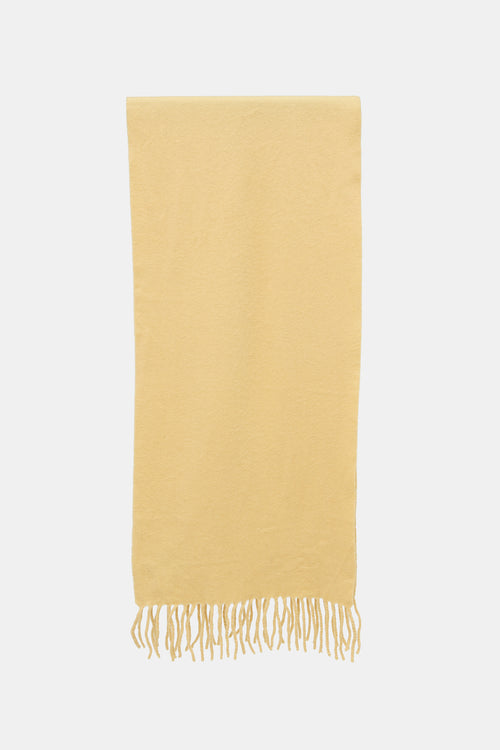 Saint Laurent Cashmere Fringe Scarf