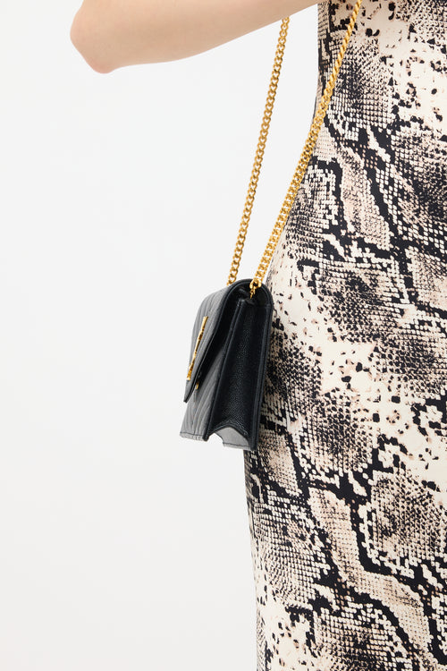 Saint Laurent Cassandre Envelope Chain Wallet