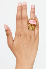 Saint Laurent Clair Rose Arty Ring