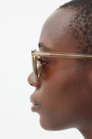 Saint Laurent Clear & Brown SL455 Sunglasses