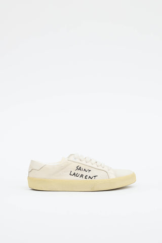 Saint Laurent Canvas Court Sneaker